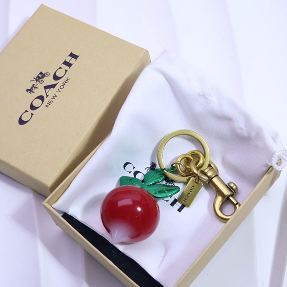 Coach Carrot Keychain Bag Charm - Picture 4 of 6